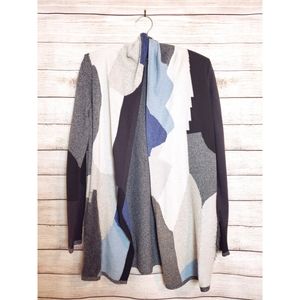 ⚡Nic+Zoe⚡Cardigan⚡Gray + Blue